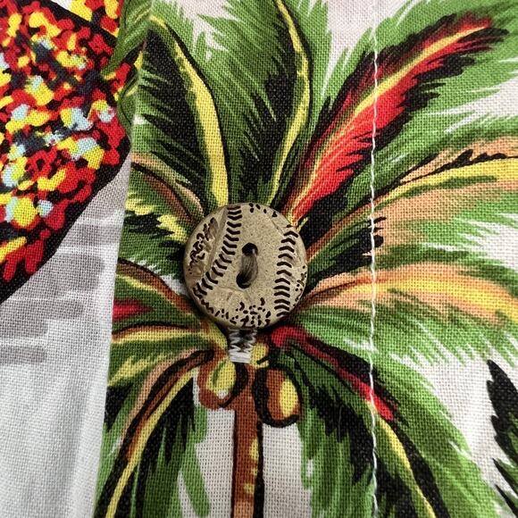 Reyn Spooner St Louis Cardinals Shirt Mens XL Hawaiian AOP Cotton Button Up MLB - Picture 7 of 12